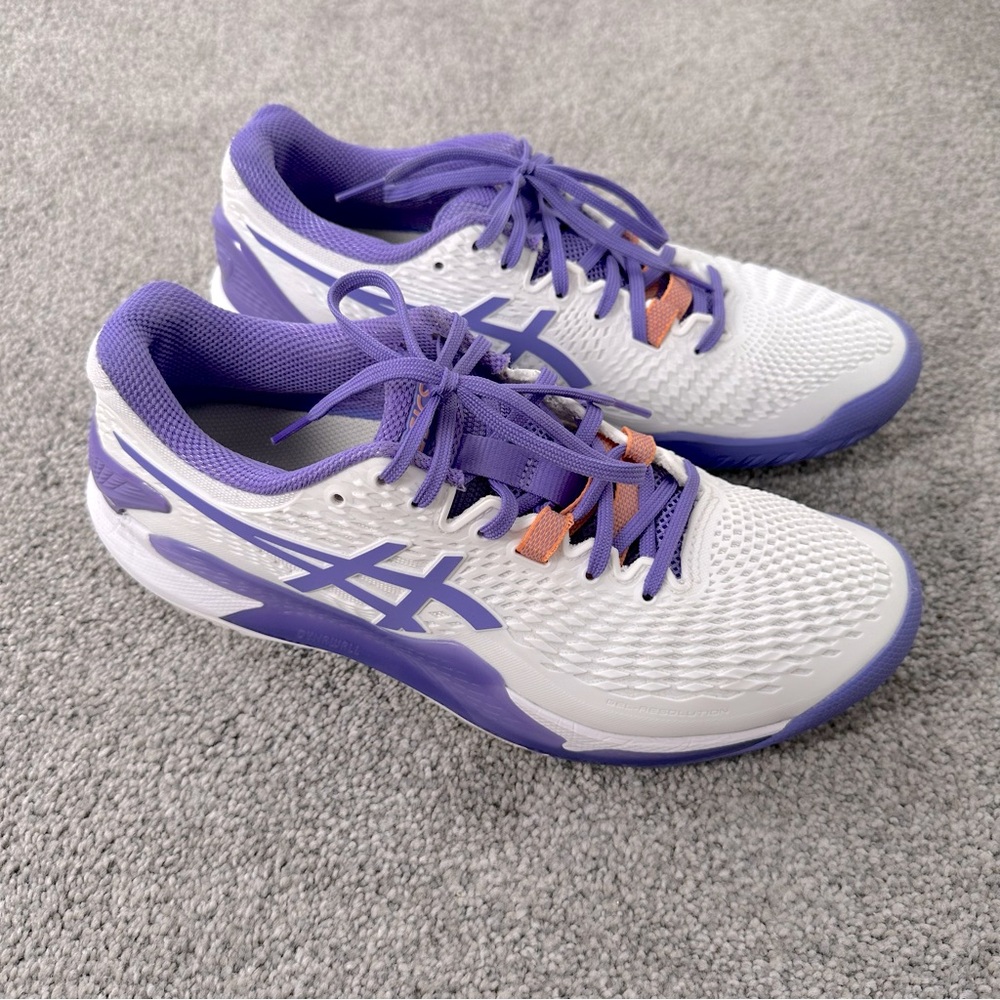 ASICS Gel Resolution 9 Womens Size 9 Wide Tennis Court Shoes